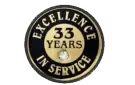33 Years Excellence in Service